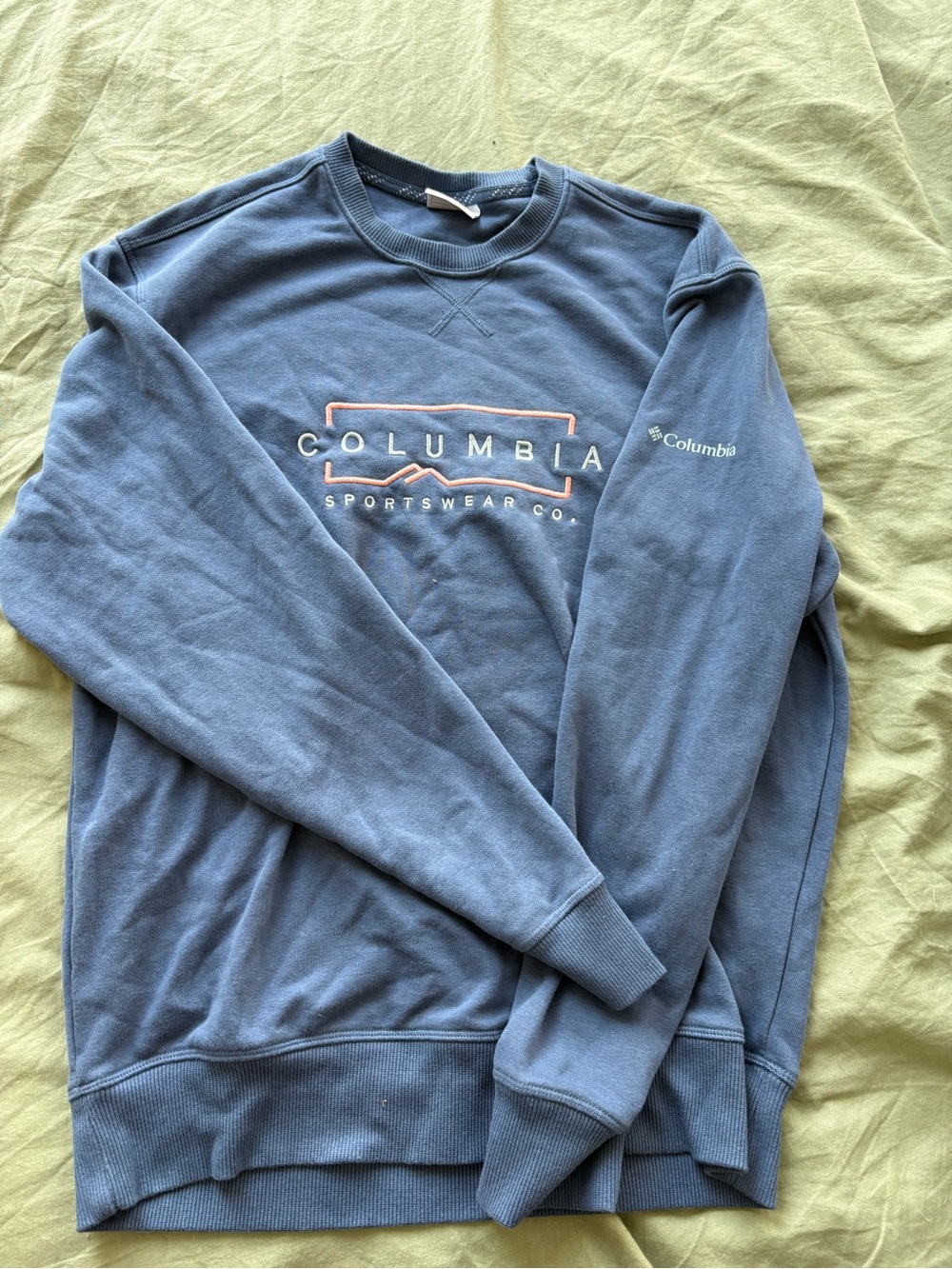 Columbia Men's Slate Blue Crewneck Sweatshirt with Logo